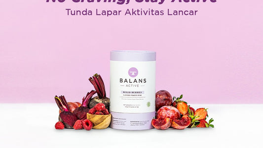 Balans Active | Mixed Berries | Fiber Drink - Isi 14 Sachet