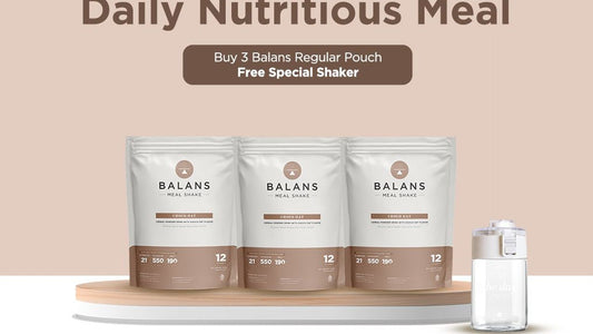 Balans Daily Nutritious Meal Package | 3 Pouch Mealshake Choco Out Free Shaker